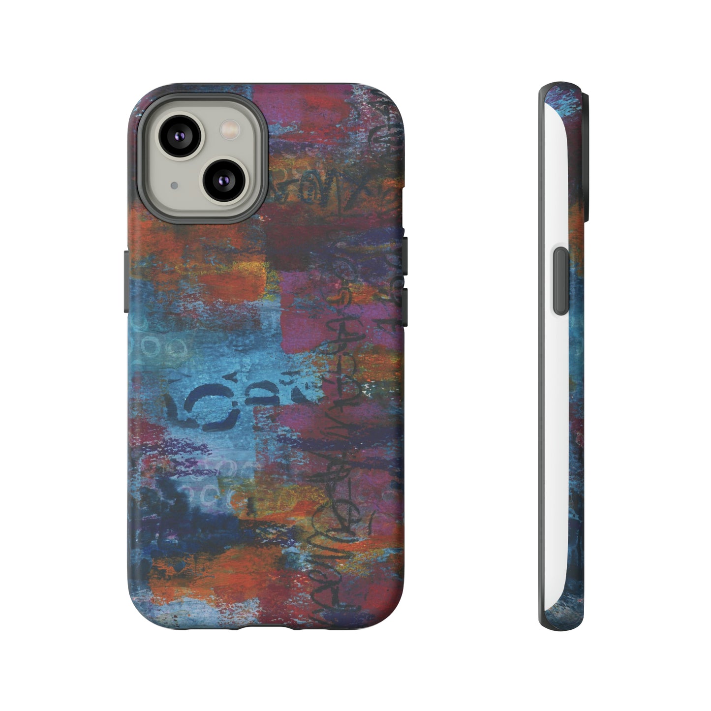 Blue No. 5. Tough Cases for iPhone models 12 through 15.