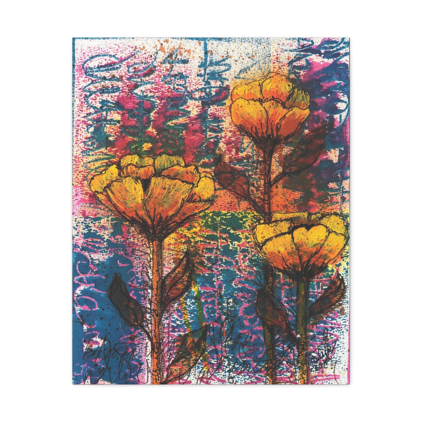 Braelyn's Flowers Canvas Print
