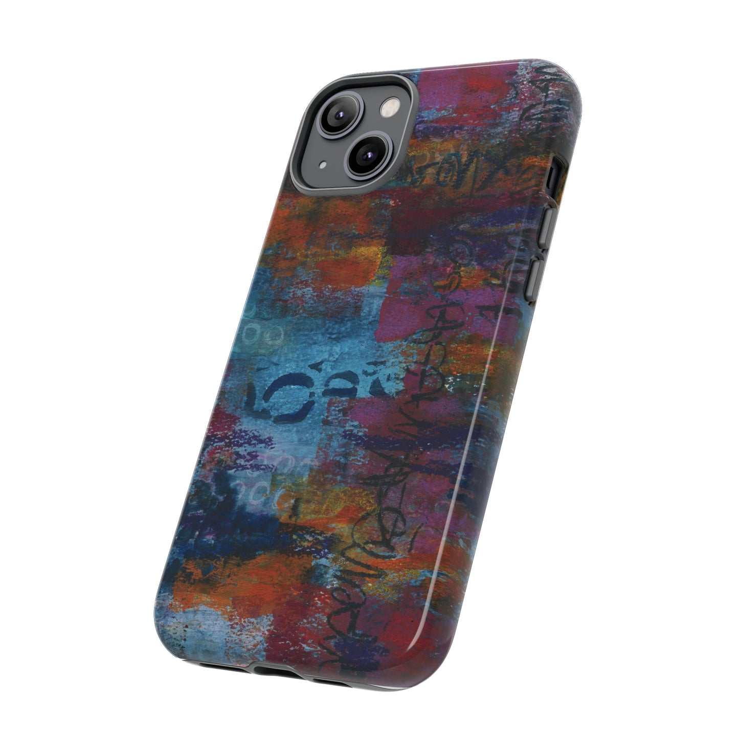 Blue No. 5. Tough Cases for iPhone models 12 through 15.