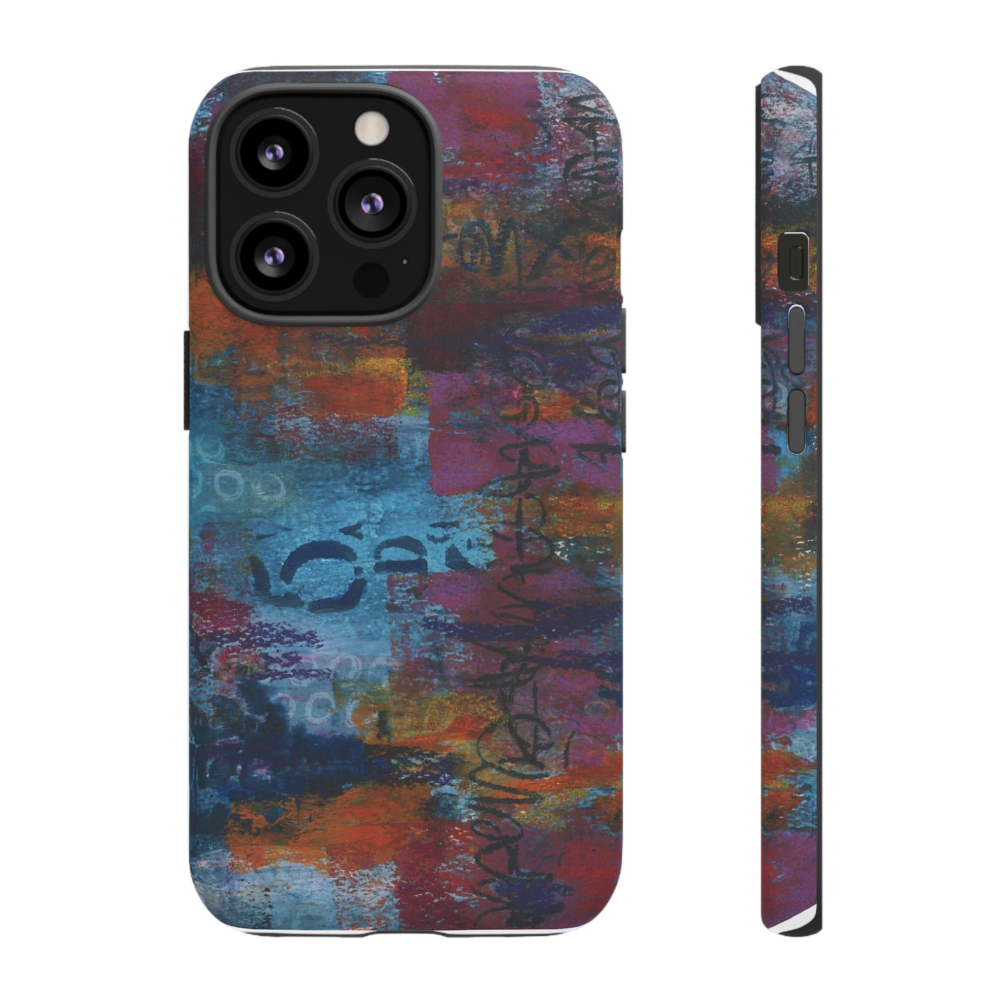 Blue No. 5. Tough Cases for iPhone models 12 through 15.