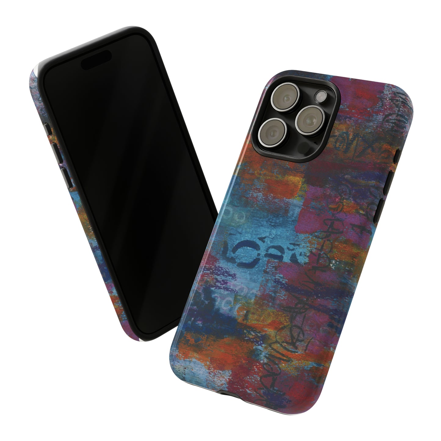 Blue No. 5. Tough Cases for iPhone models 12 through 15.