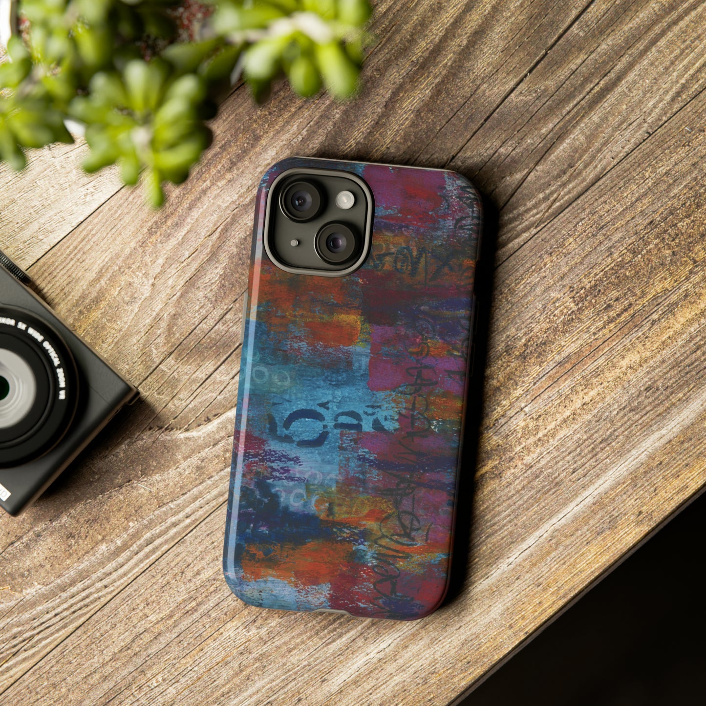 Blue No. 5. Tough Cases for iPhone models 12 through 15.