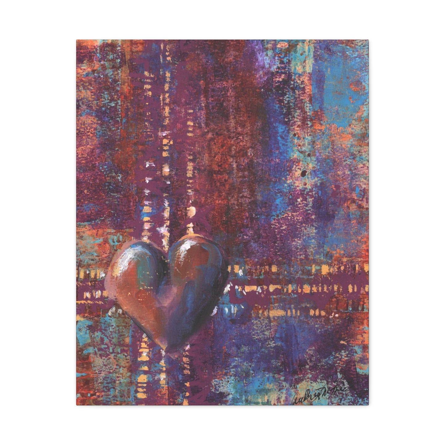 Love by Andrea McLester. Print on gallery wrapped canvas.