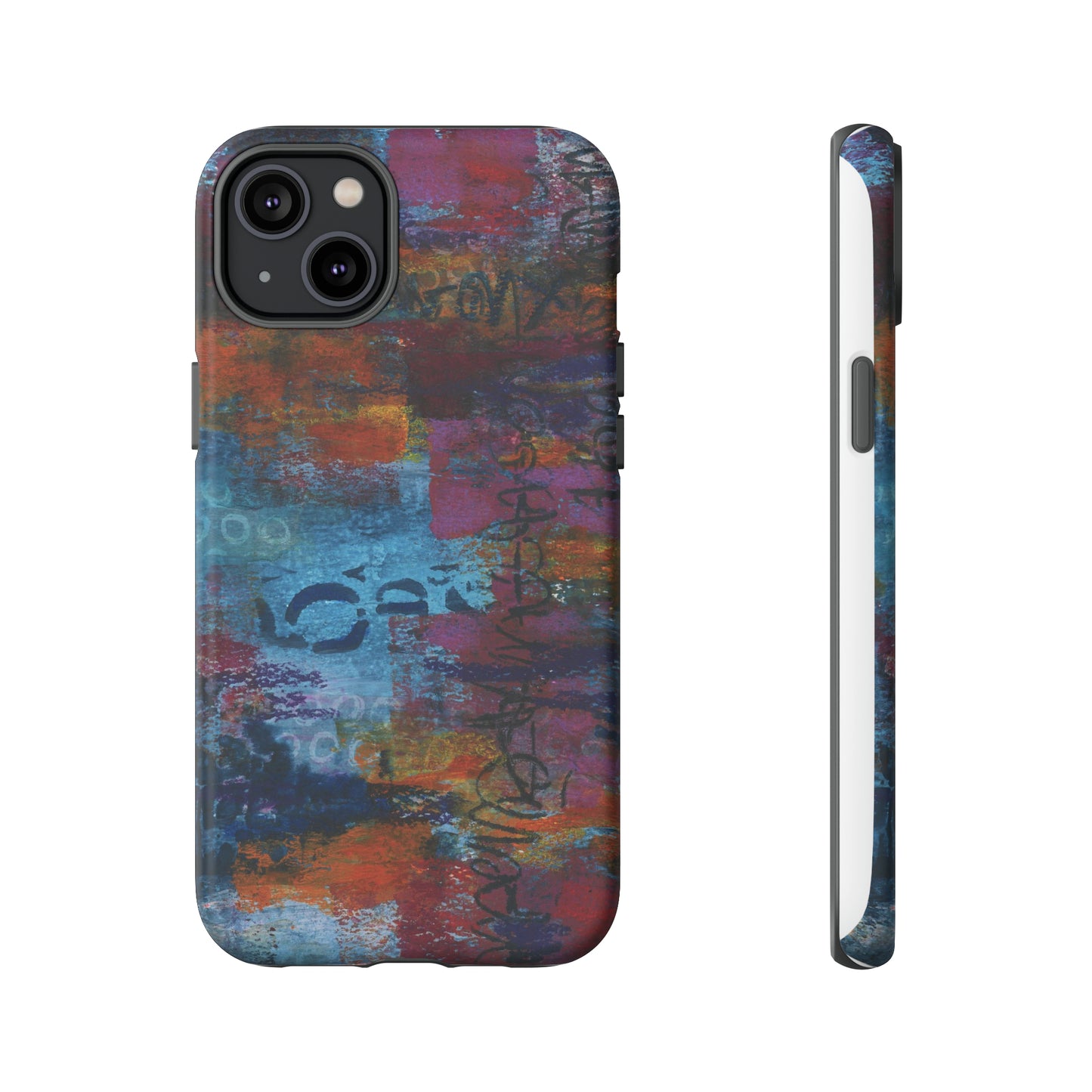 Blue No. 5. Tough Cases for iPhone models 12 through 15.