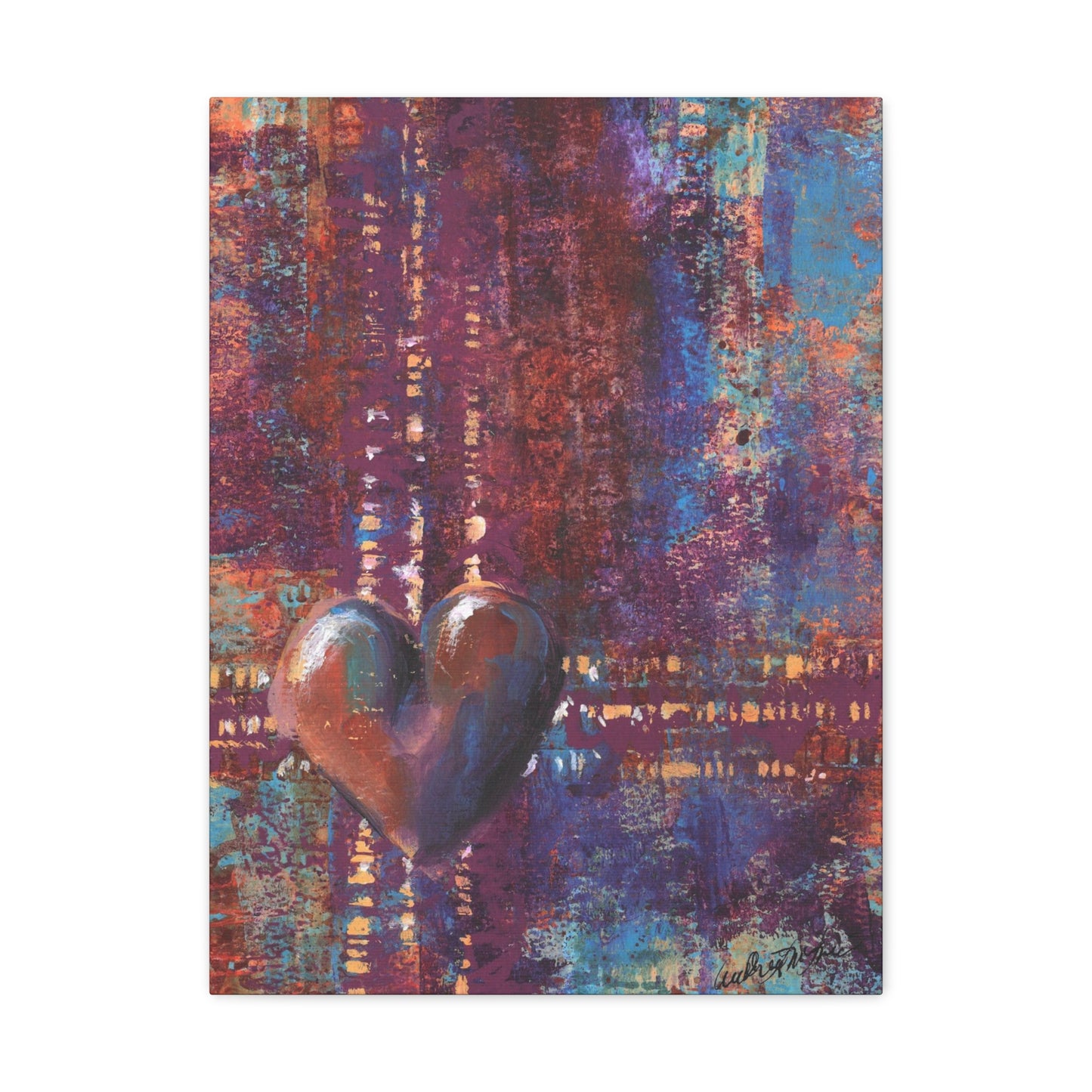 Love by Andrea McLester. Print on gallery wrapped canvas.
