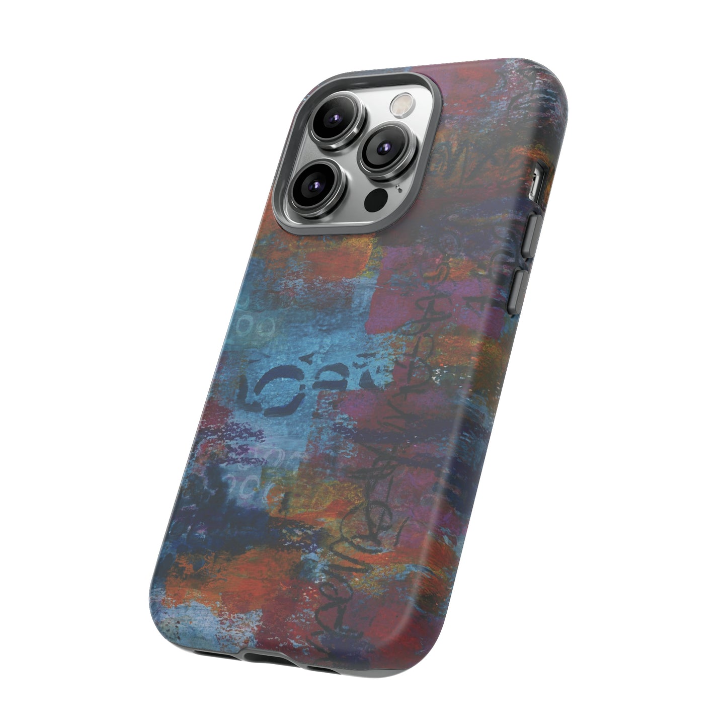 Blue No. 5. Tough Cases for iPhone models 12 through 15.