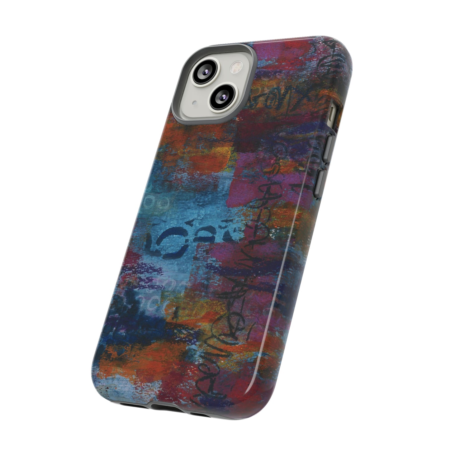 Blue No. 5. Tough Cases for iPhone models 12 through 15.