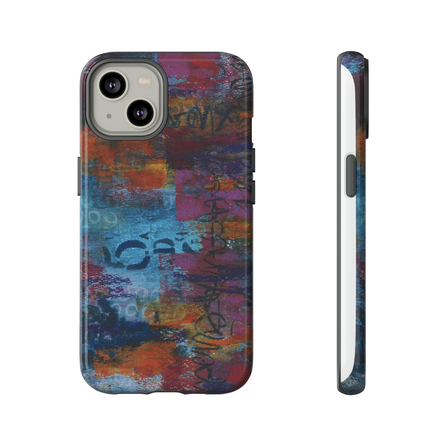 Blue No. 5. Tough Cases for iPhone models 12 through 15.