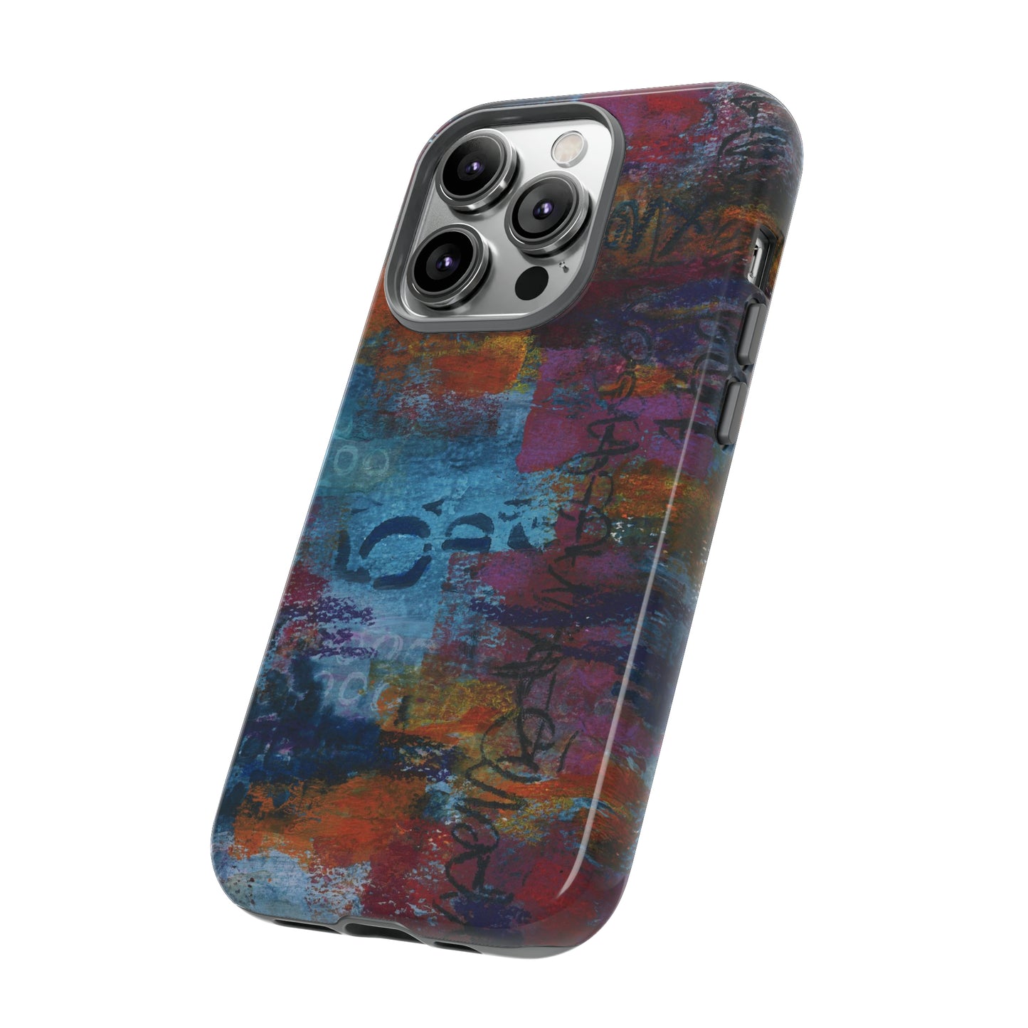 Blue No. 5. Tough Cases for iPhone models 12 through 15.