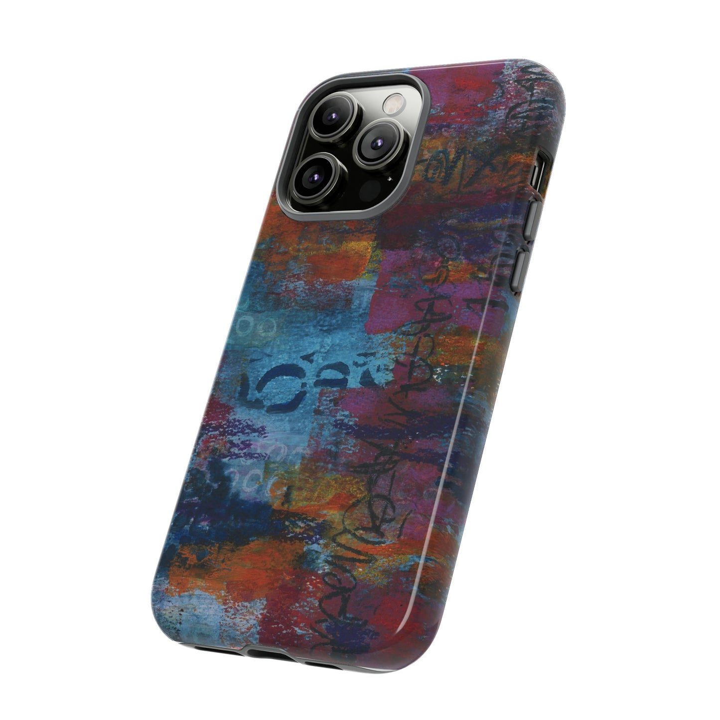 Blue No. 5. Tough Cases for iPhone models 12 through 15.