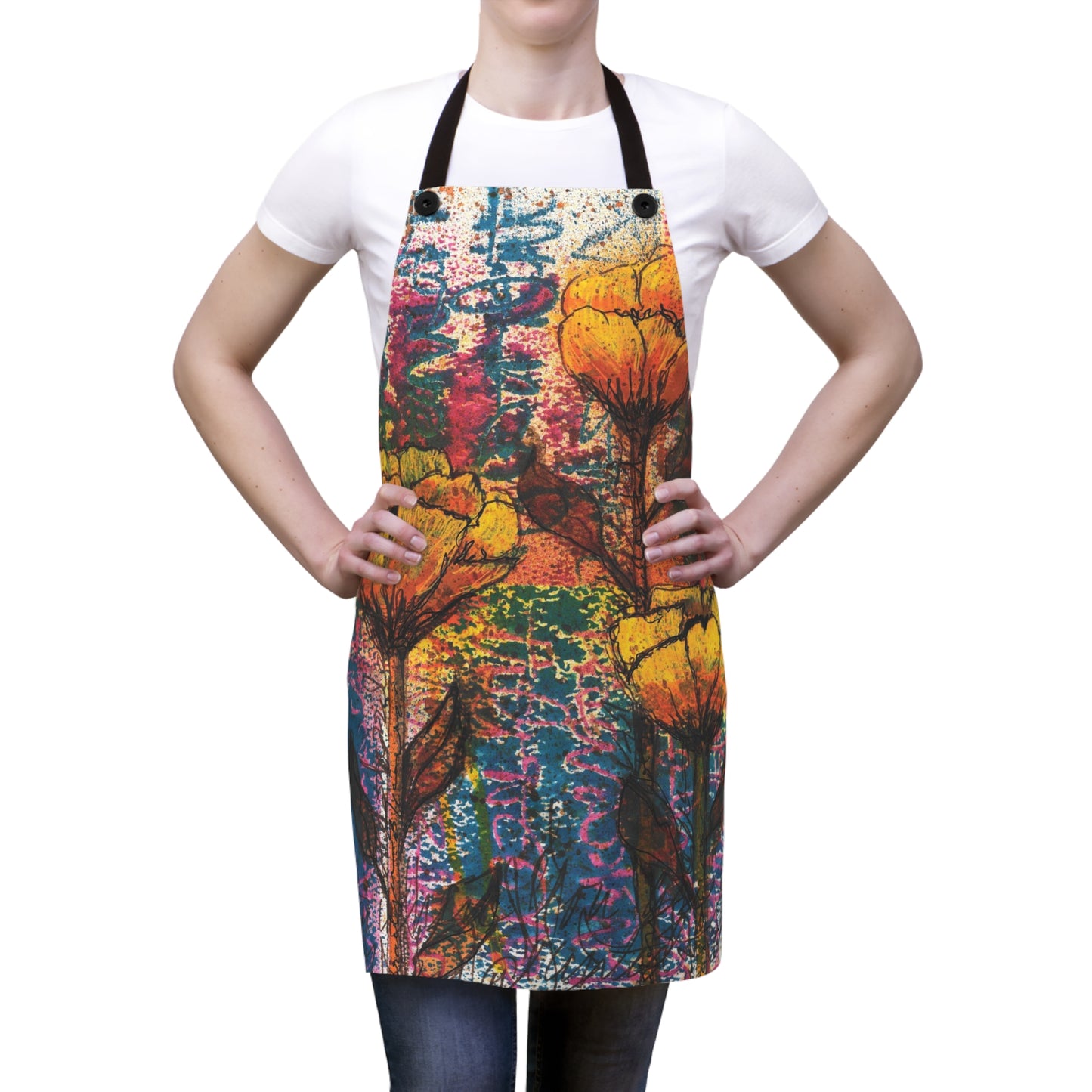 Braelyn's Flowers Apron
