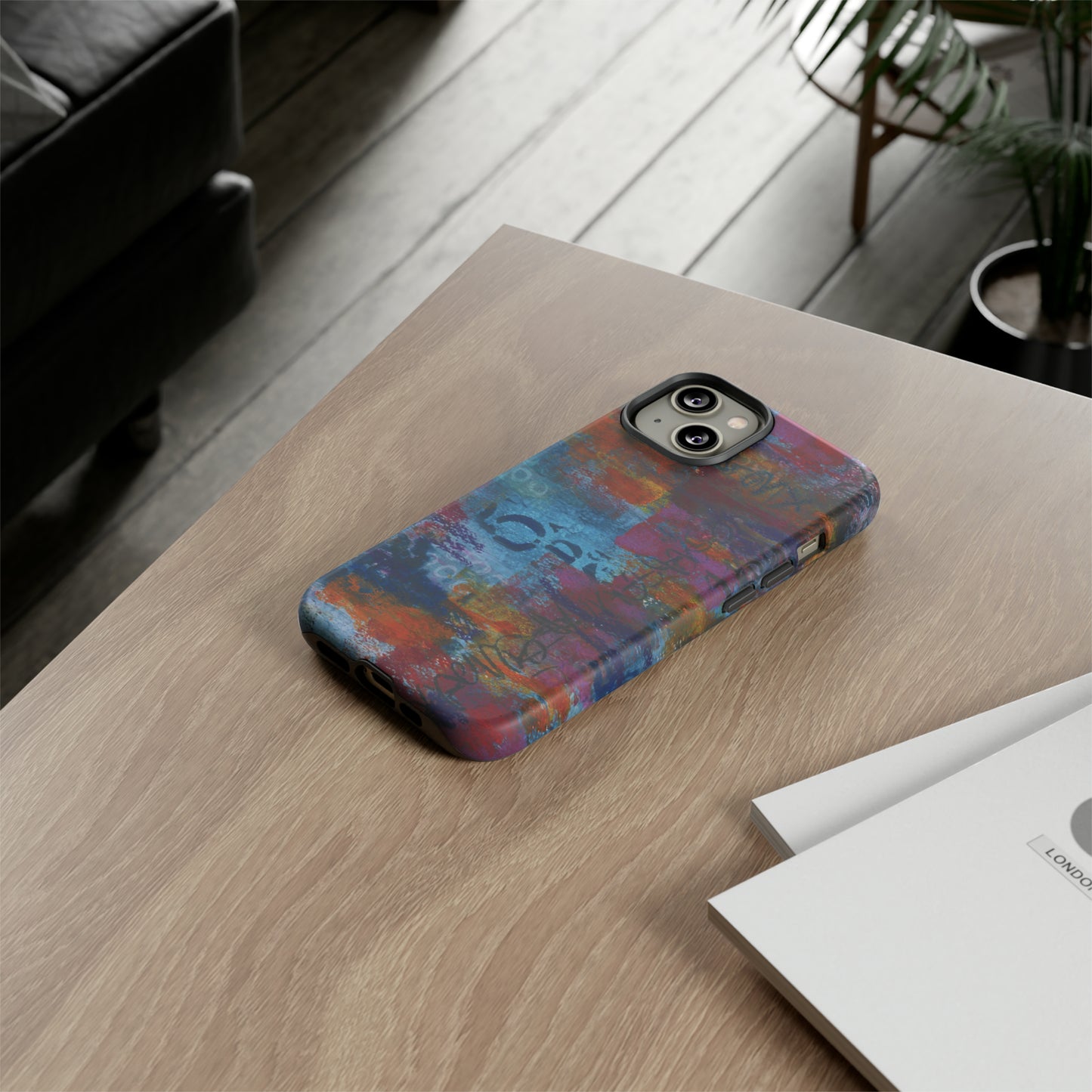 Blue No. 5. Tough Cases for iPhone models 12 through 15.