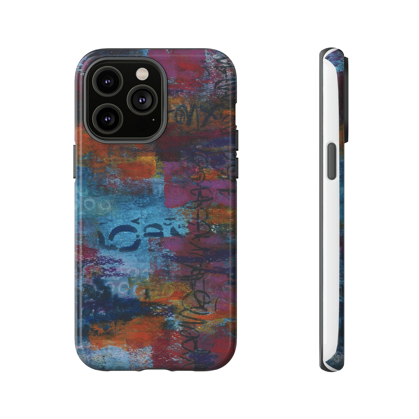 Blue No. 5. Tough Cases for iPhone models 12 through 15.