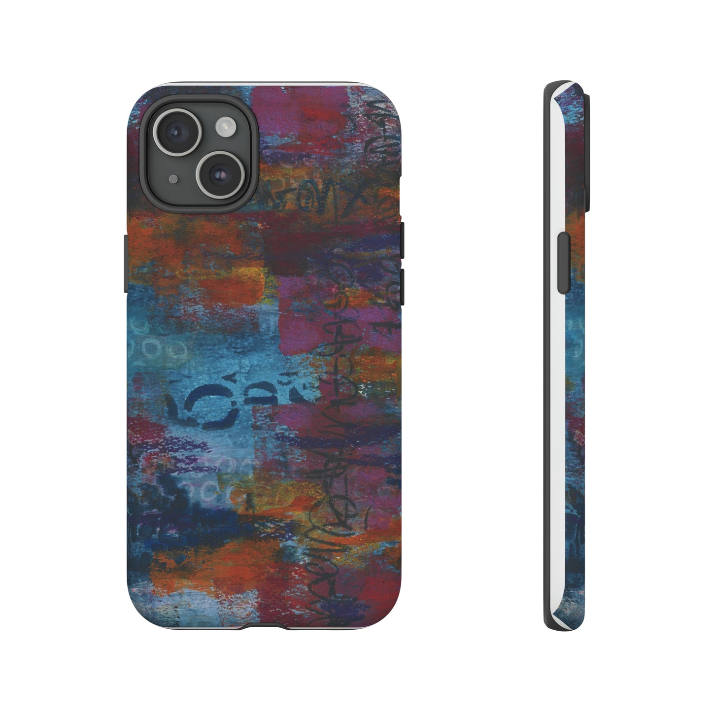 Blue No. 5. Tough Cases for iPhone models 12 through 15.