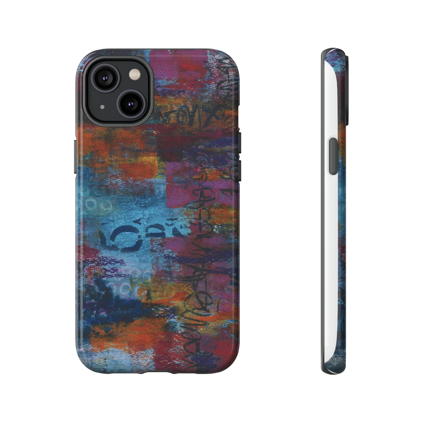 Blue No. 5. Tough Cases for iPhone models 12 through 15.