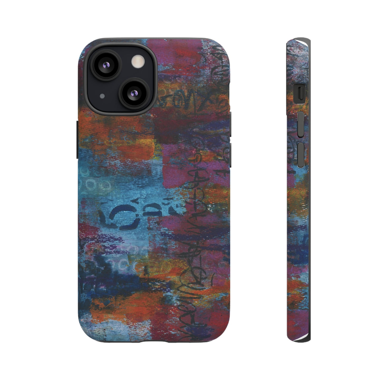 Blue No. 5. Tough Cases for iPhone models 12 through 15.