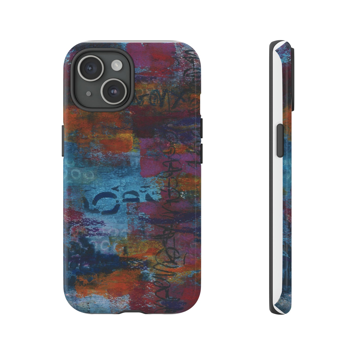 Blue No. 5. Tough Cases for iPhone models 12 through 15.