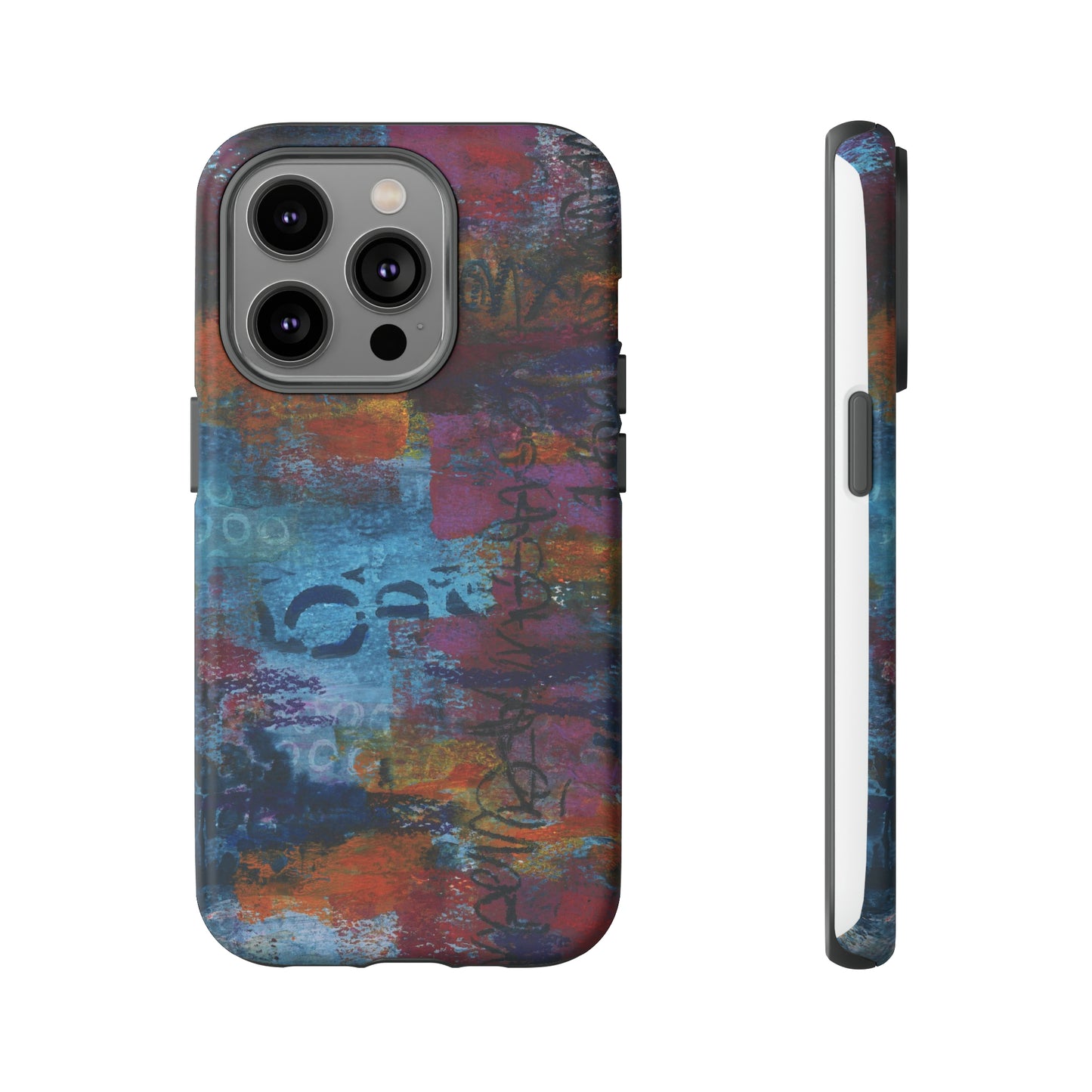 Blue No. 5. Tough Cases for iPhone models 12 through 15.