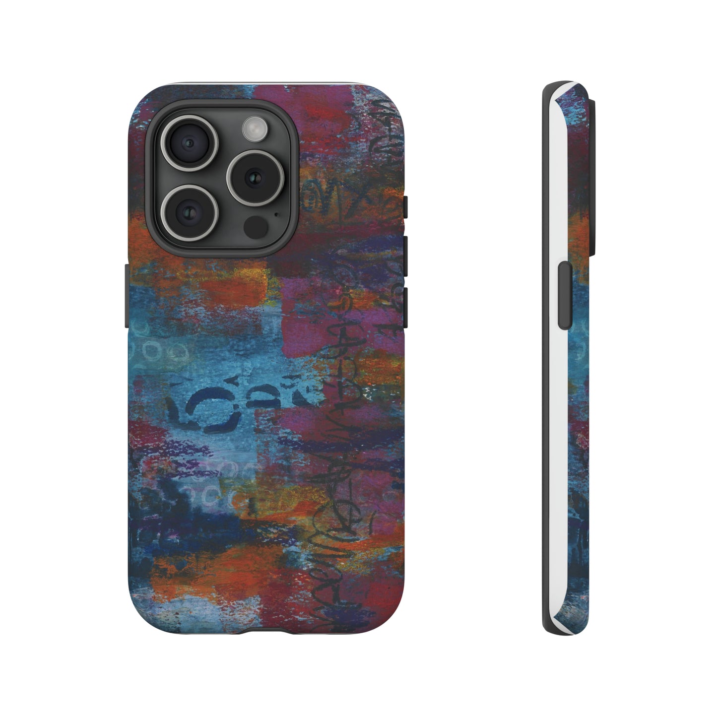 Blue No. 5. Tough Cases for iPhone models 12 through 15.