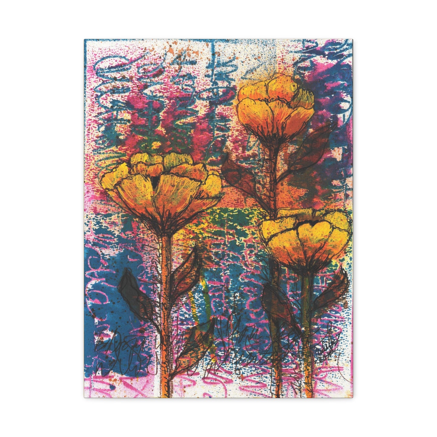 Braelyn's Flowers Canvas Print