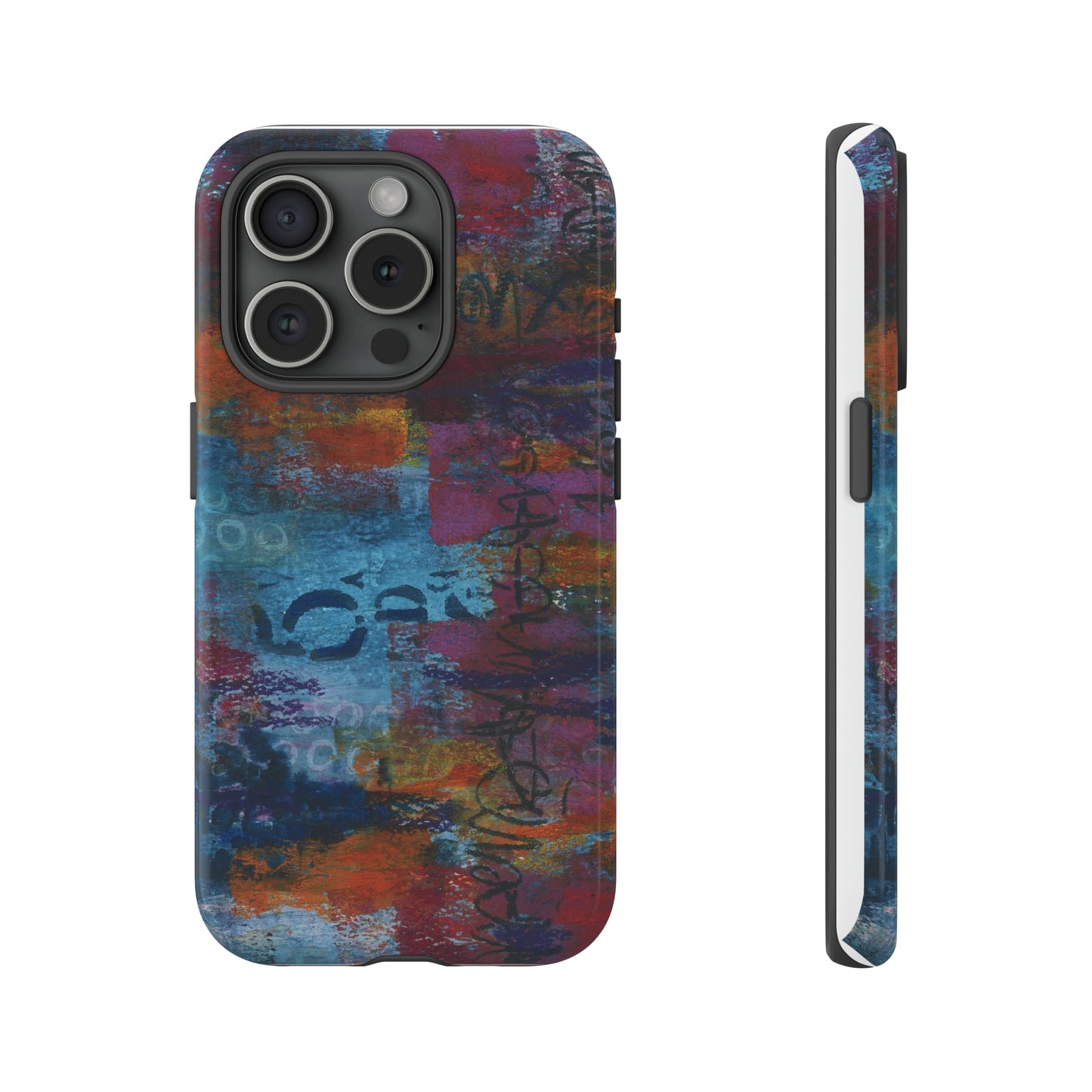 Blue No. 5. Tough Cases for iPhone models 12 through 15.