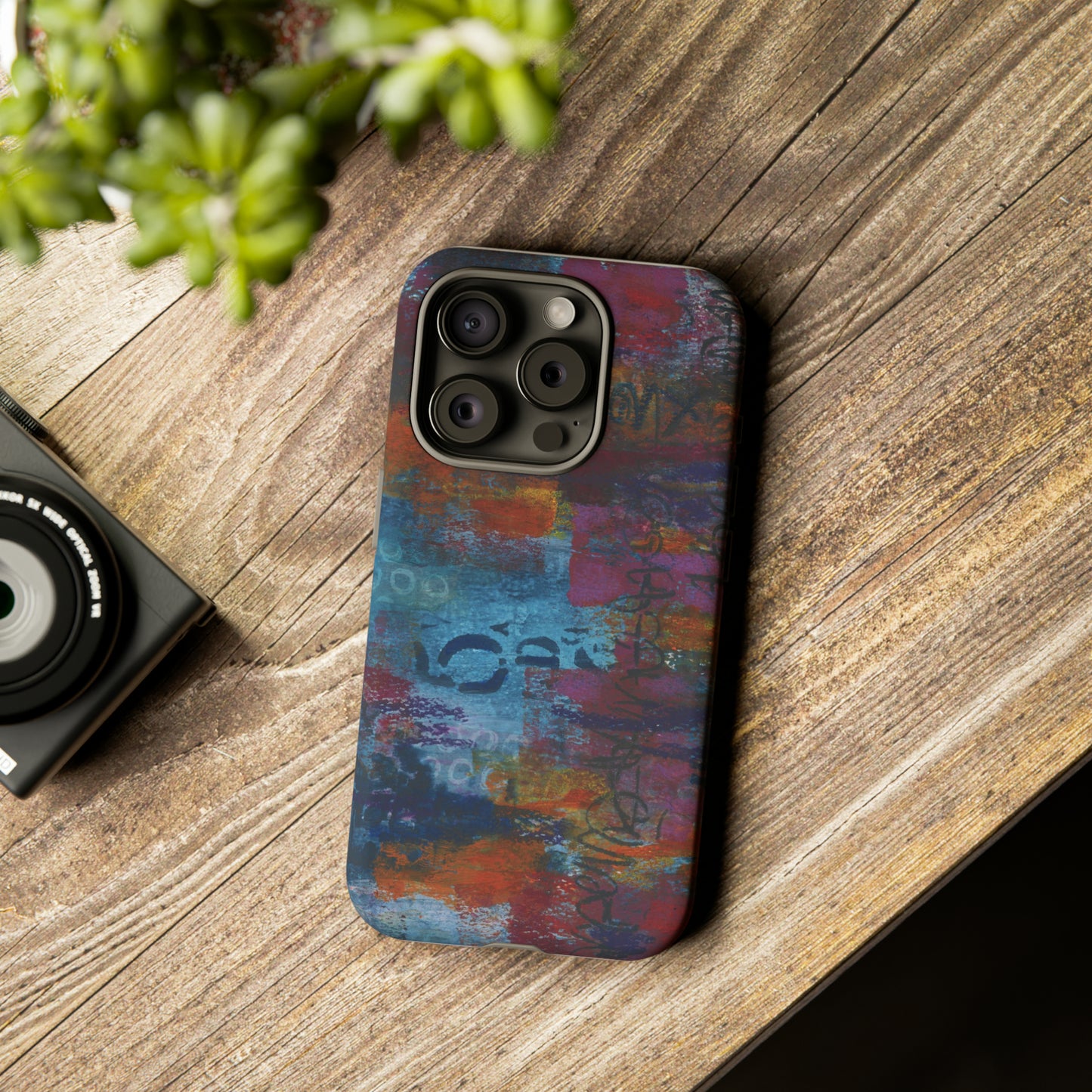 Blue No. 5. Tough Cases for iPhone models 12 through 15.