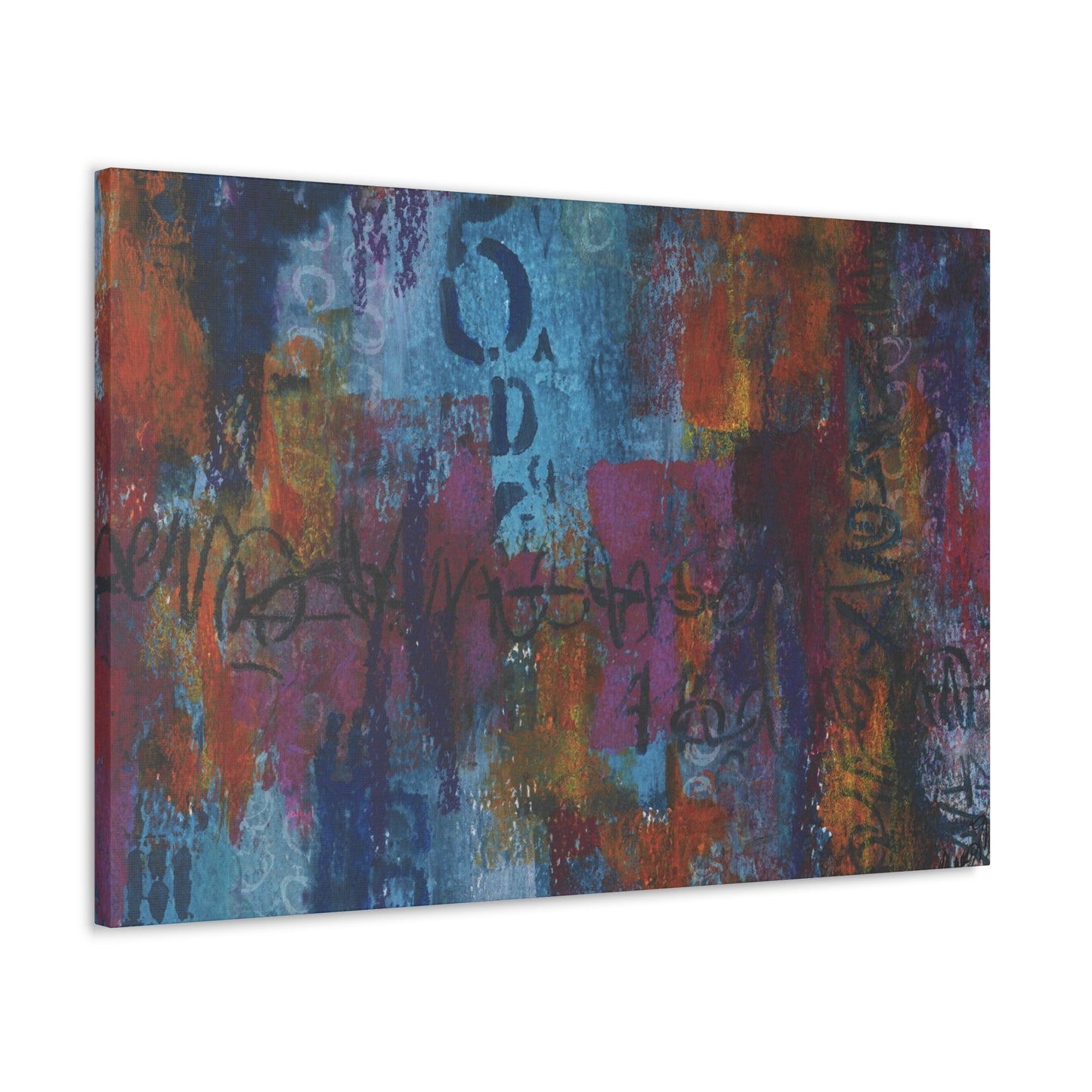 Blue No. 5 by Andrea McLester. Print on gallery wrapped canvas.