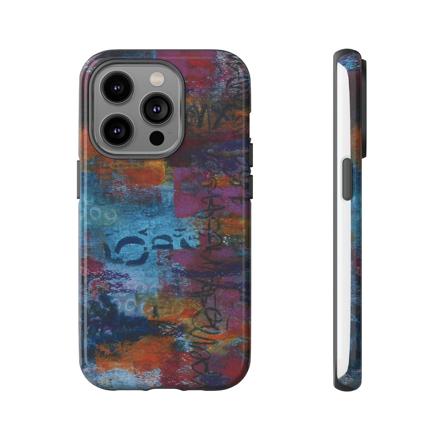 Blue No. 5. Tough Cases for iPhone models 12 through 15.