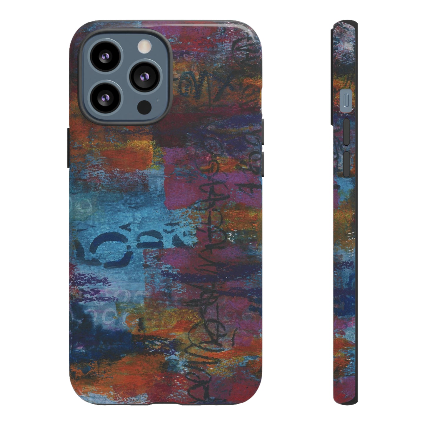 Blue No. 5. Tough Cases for iPhone models 12 through 15.
