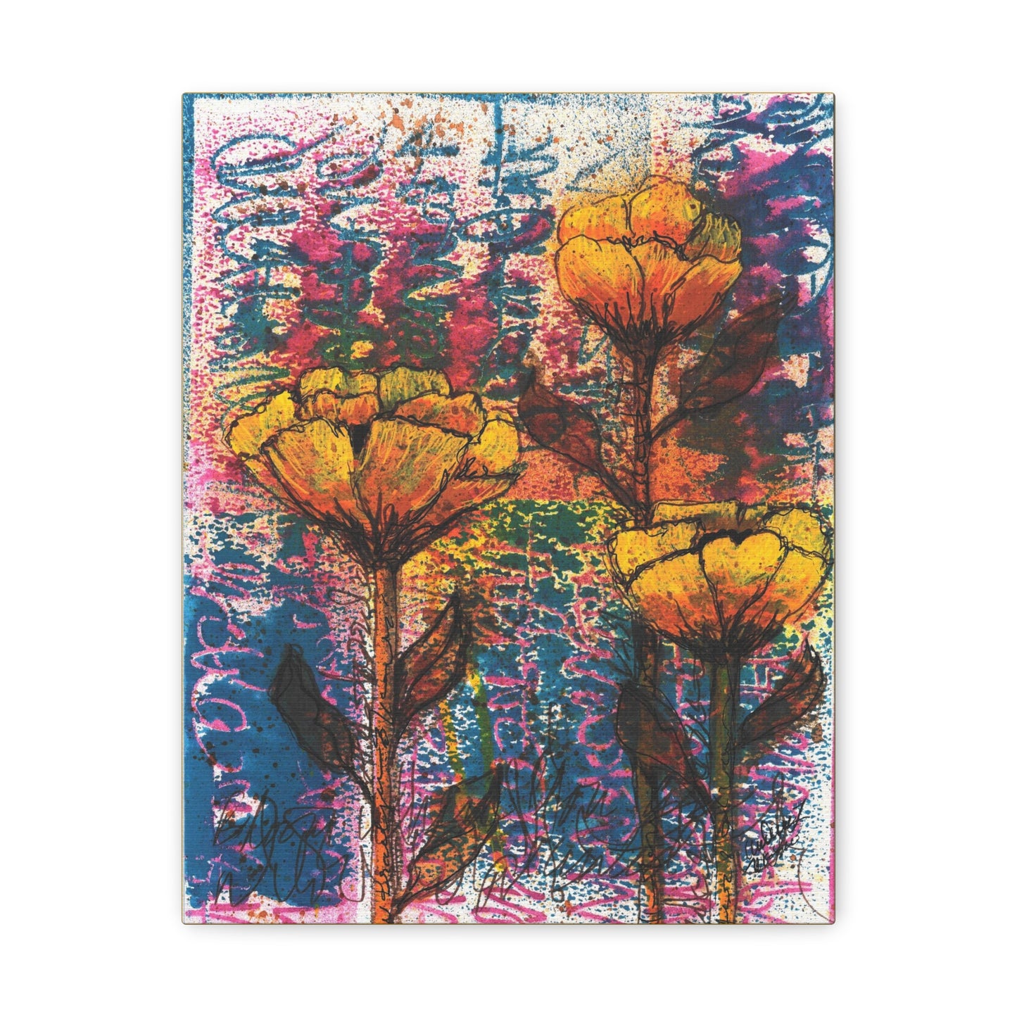 Braelyn's Flowers Canvas Print