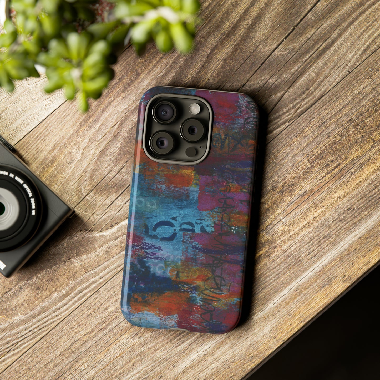 Blue No. 5. Tough Cases for iPhone models 12 through 15.